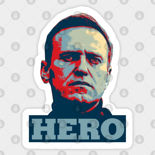 ALEXEI NAVALNY  - HERO Sticker by ProgressiveMOB